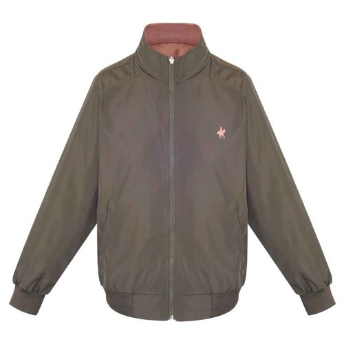 Chamarra Rock Hampton verde para caballero PRE90102