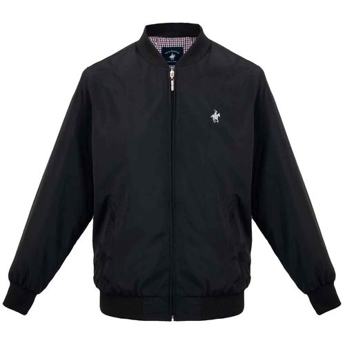 Chamarra Rock Hampton negro para caballero PRE91128