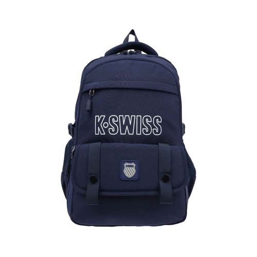Mochila backpack K-Swiss escolar azul hobarmar
