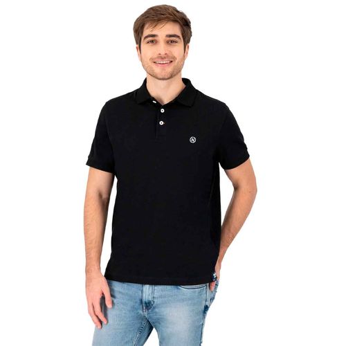 Playera tipo polo Nautica Jeans negro para caballero K37923-0TB