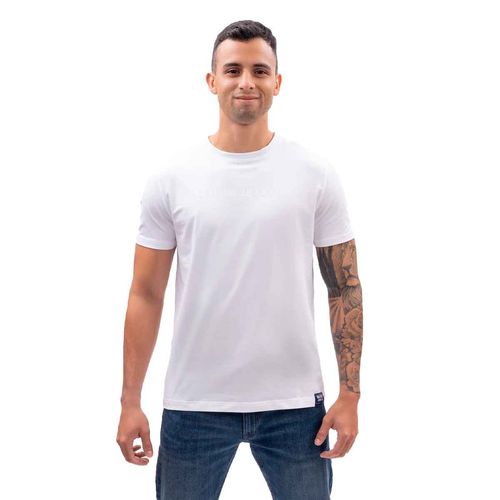 Playera Nautica Jeans blanco para caballero V47984-1BW