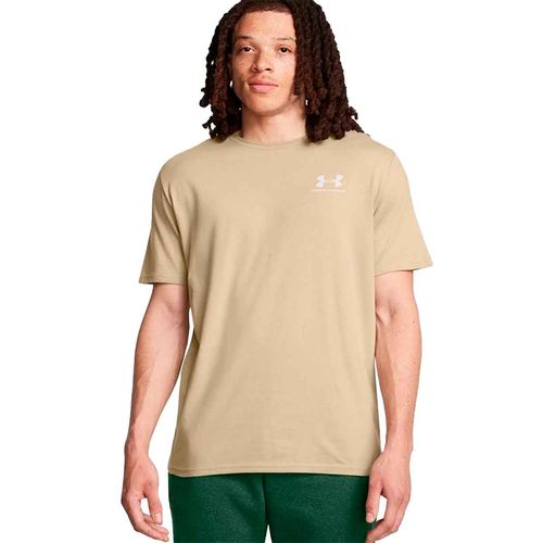 Playera deportiva Under Armour beige para caballero 1326799300