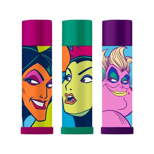 Set de bálsamos labiales Disney villanas multicolor dn.0227