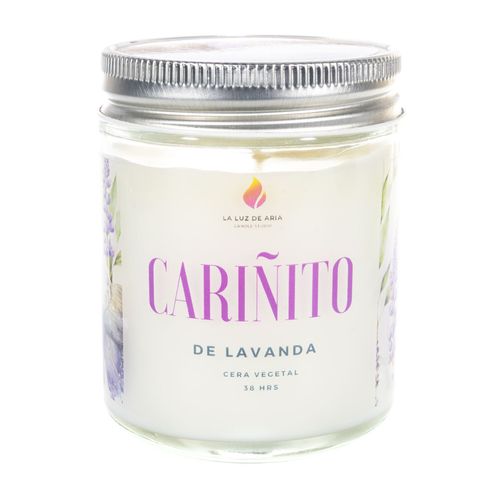 Veladora La luz de aria cariñito lavanda