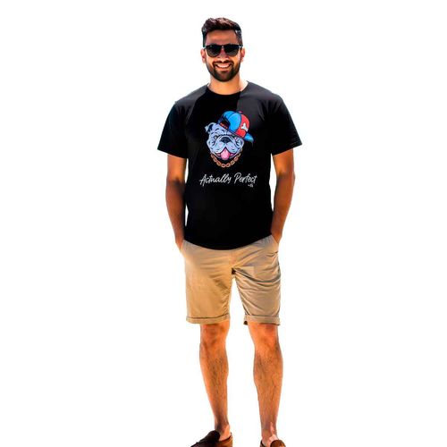 Playera Mako & Co negro para caballero MKHY0025