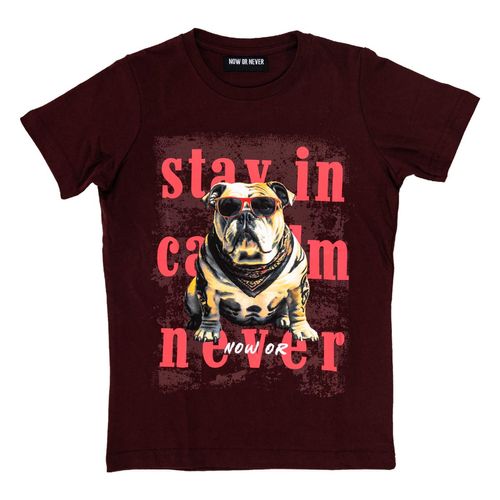 Playera Now Or Never vino para joven 321572-502