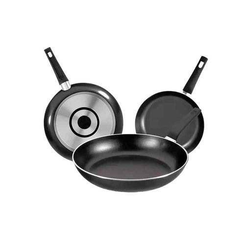 Juego de sarténes Ecko negro 3 pzas 37239