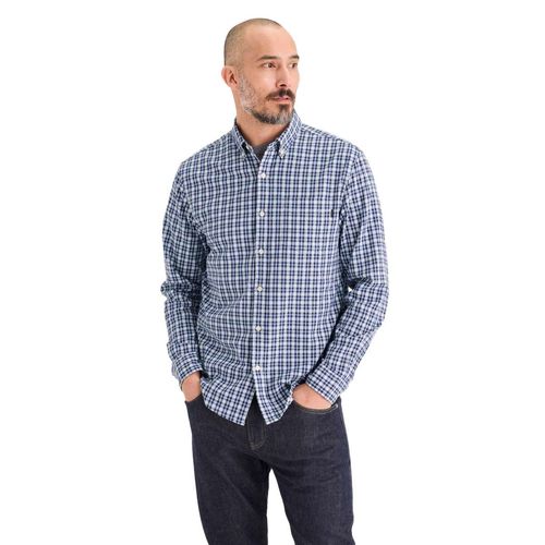 Camisa Dockers azul para caballero A3139-0066