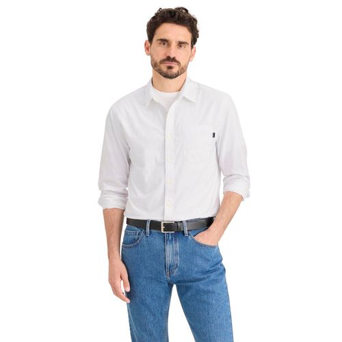 Camisa Dockers blanco para caballero 52669-0468