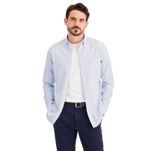 Camisa Dockers azul para caballero A8816-0011