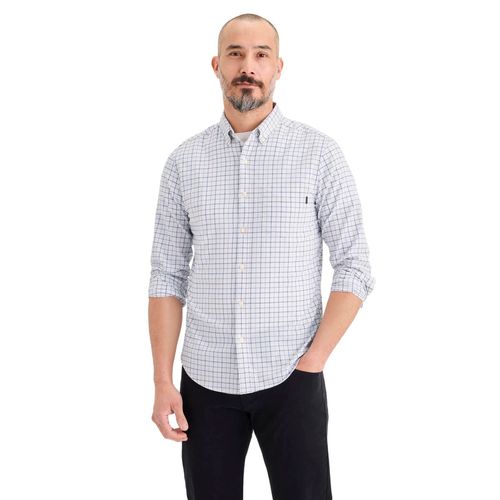 Camisa Dockers azul para caballero A8816-0012