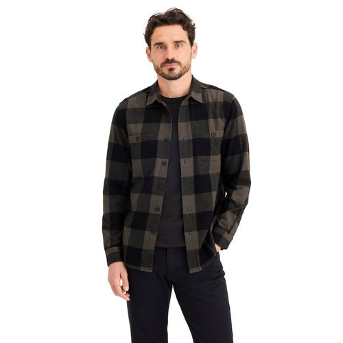 Camisa Dockers verde para caballero A0877-0075