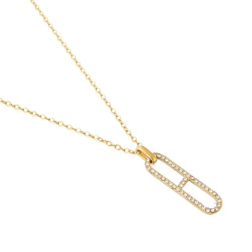 Collar con cristales Nuvi dorado COL-801 D