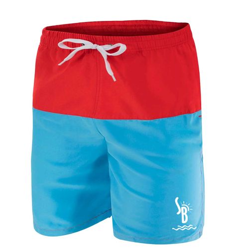 Short de baño Pipeline rojo para joven SH09B