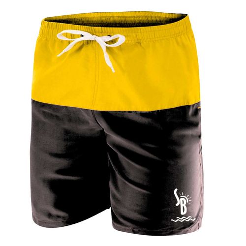 Short de baño Pipeline negro para joven SH09B