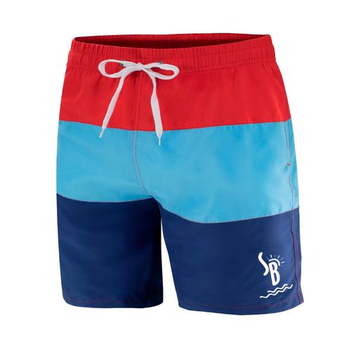 Short de baño Pipeline rojo para joven SH08B