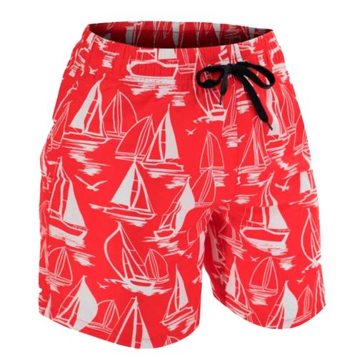 Short de baño Pipeline rojo para joven SH02B