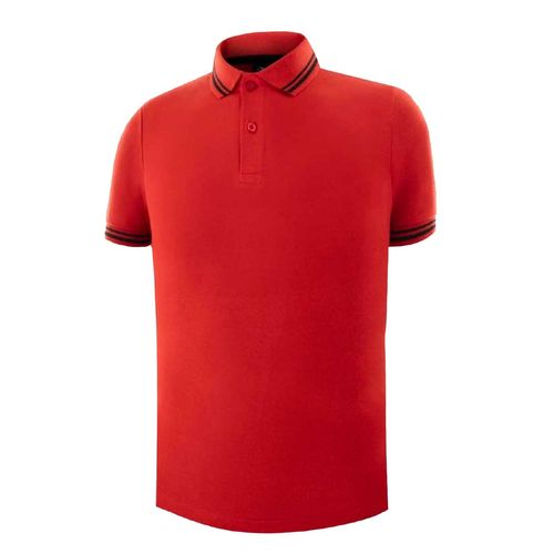 Playera tipo polo Pipeline rojo para joven YKP10B