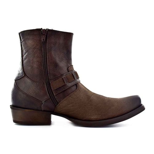 Bota vaquera In Moda café para caballero 1659