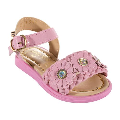 Sandalia casual My Things rosa para niña 1518