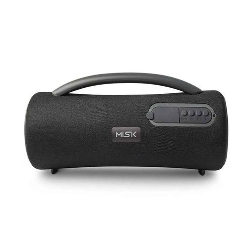 Bocina portátil Misik super bazooka negro ms257