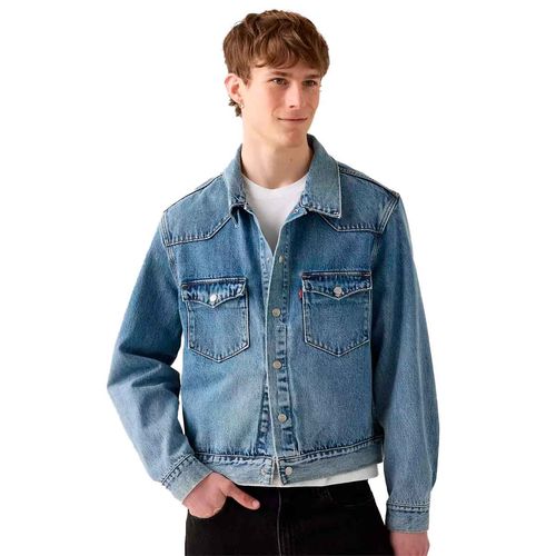 Chamarra de mezclilla Levis azul para caballero 003O0-0000