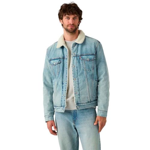Chamarra de mezclilla Levis azul para caballero 16365-0272