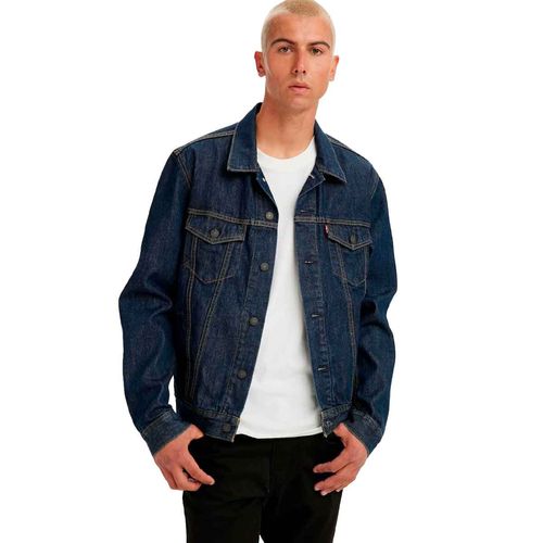 Chamarra de mezclilla Levis azul para caballero 72334-0557