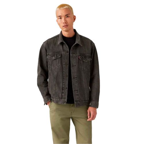 Chamarra de mezclilla Levis negro para caballero A5782-0068