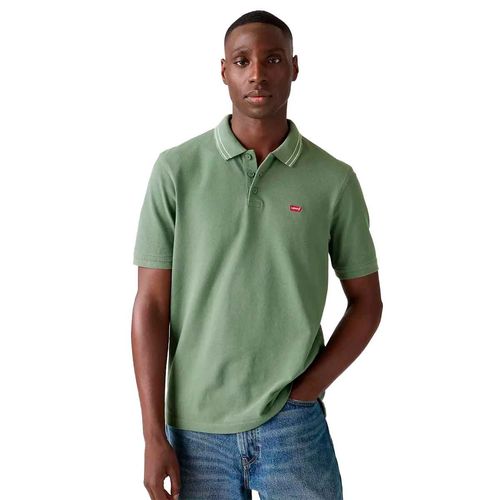 Playera tipo polo Levis verde para caballero 35883-0286