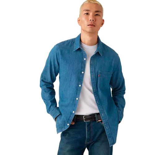 Camisa Levis azul para caballero 85748-0356