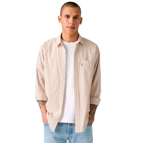 Camisa Levis beige para caballero 85748-0362