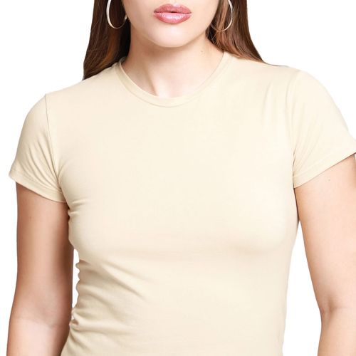 Playera Lob café para dama DPPM1205