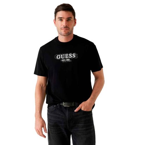 Playera Guess negro para caballero M5BI05I3Z14-JBL