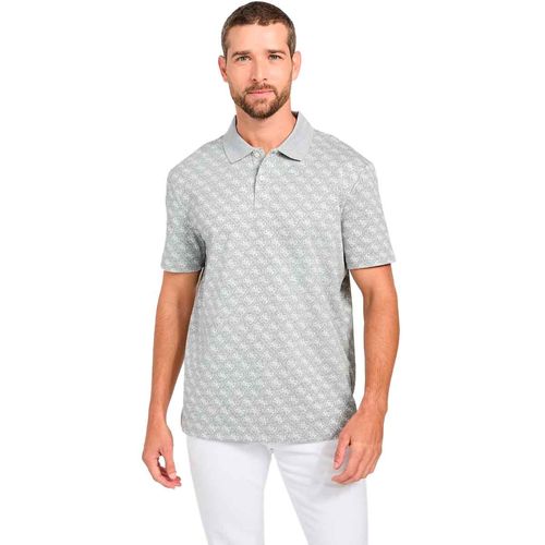 Playera tipo polo Guess gris para caballero M5BP09K0911-FJ9