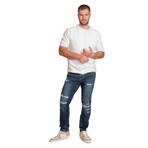 Pantalón de mezclilla Balam azul para caballero BLC1205