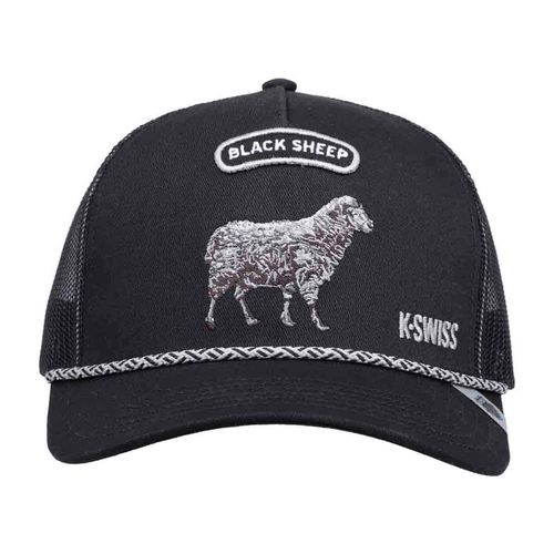 Gorra casual K-Swiss para caballero negro bece2neg