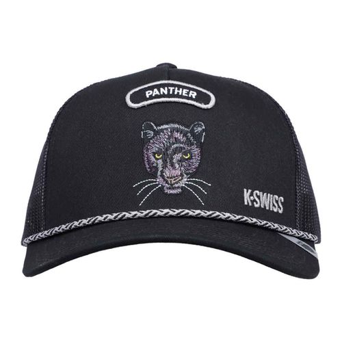 Gorra casual K-Swiss para caballero negra pant2neg