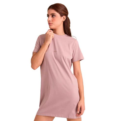 Vestido Porto Blanco beige para dama DVTBASIC-62