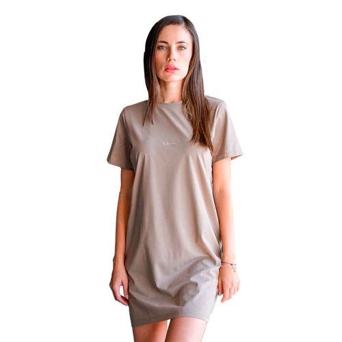 Vestido Porto Blanco caqui para dama DVTBASIC-55