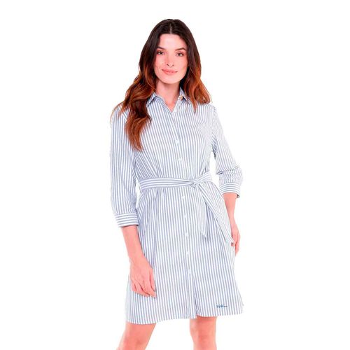 Vestido Porto Blanco azul para dama DV-2605