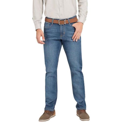 Pantalón de mezclilla Lee azul para caballero 112374778