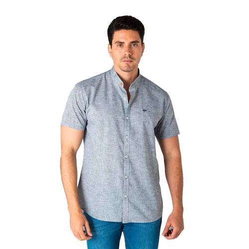 Camisa Porto Blanco azul para caballero MC-2596