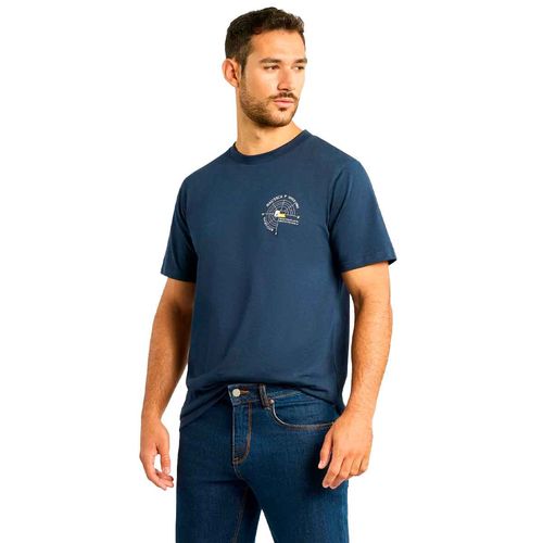 Playera Nautica azul para caballero N1Q03218-459