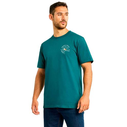 Playera Nautica verde para caballero N1Q03218-518