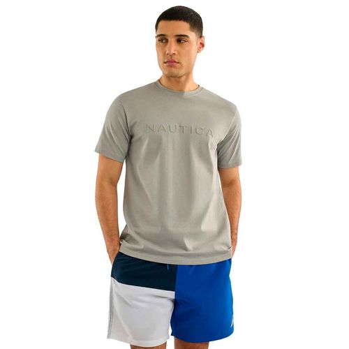 Playera Nautica gris para caballero N1R03564-128