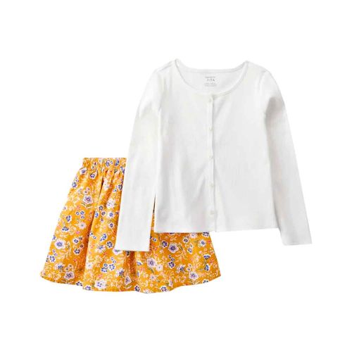 Conjunto Carters blanco para niña 3T302110