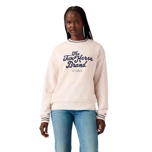 Sudadera Levis beige para dama 0002L-0006