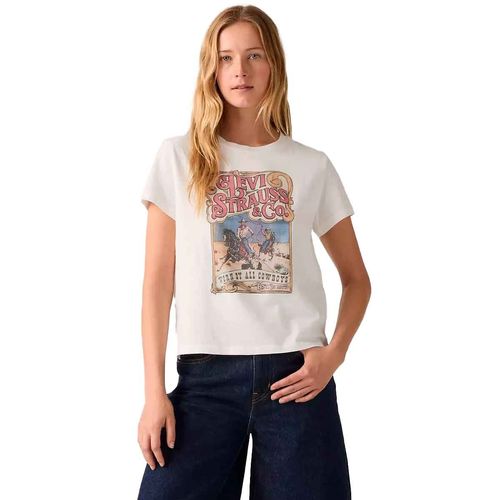 Playera Levis blanco para dama A8804-0049