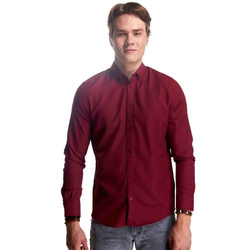 Camisa Authentic Lyon tinto para caballero 213991-502
